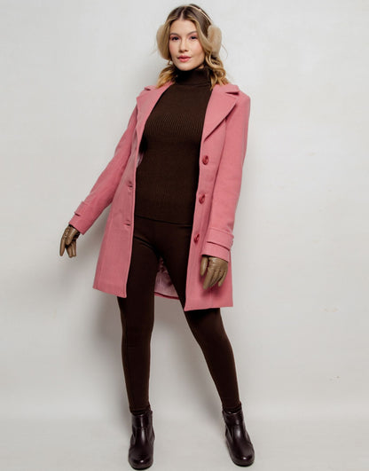 Legging Tricot Invernada Stripe Marrom
