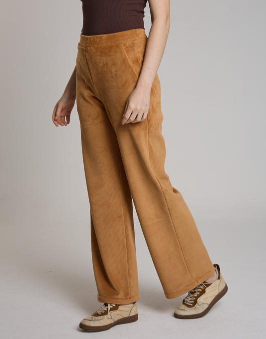 Calça Cotelê Velvet Sky Caramelo