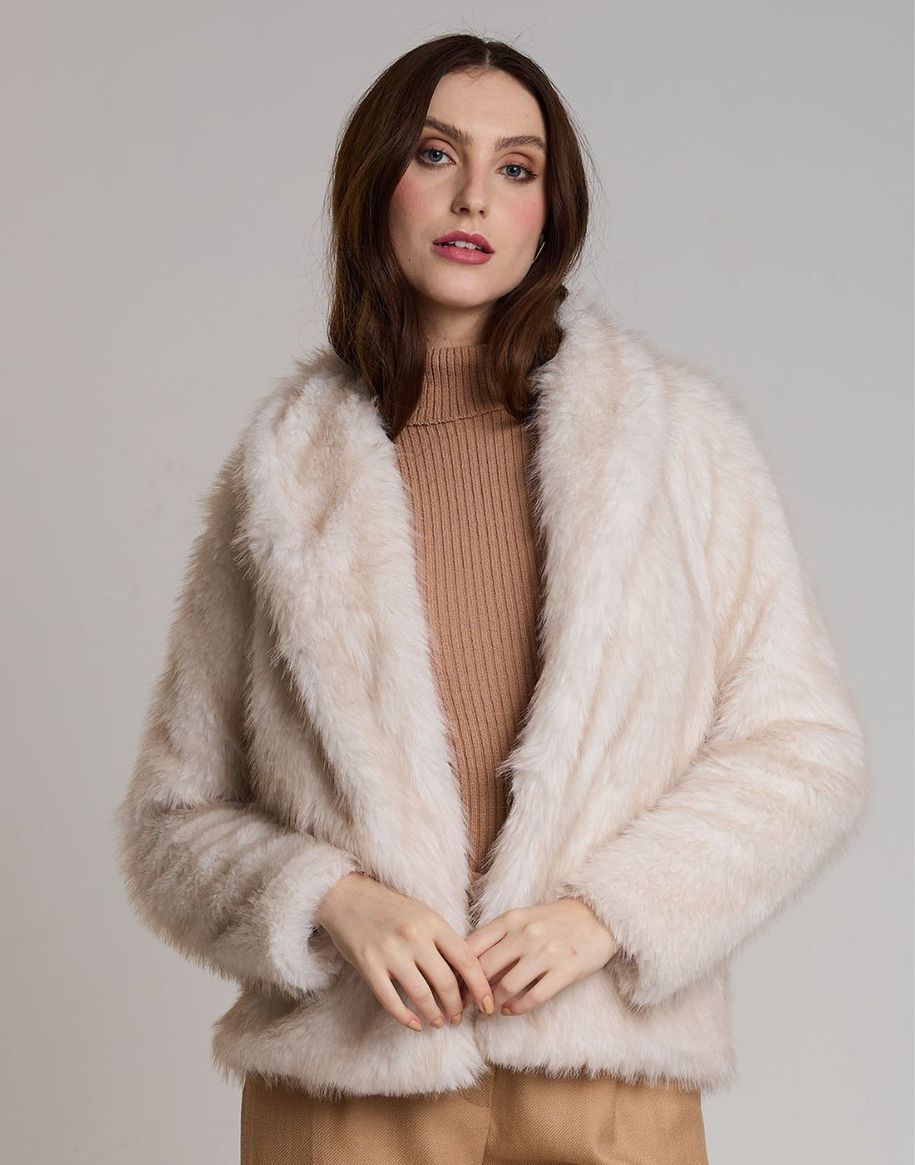 Casaco Fake Fur Boreal Off