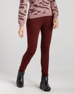 Legging Tricot Invernada Stripe Bordeaux