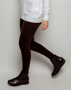Legging Tricot Invernada Stripe Marrom