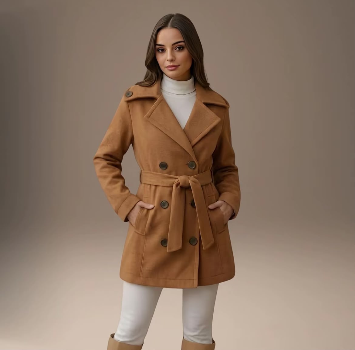 Casaco Sobretudo Trech Coat Lã | Oferta Especial de Inverno