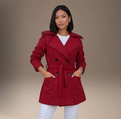Casaco Sobretudo Trech Coat Lã | Oferta Especial de Inverno