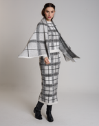 Xale Tartan Dunbar Branca