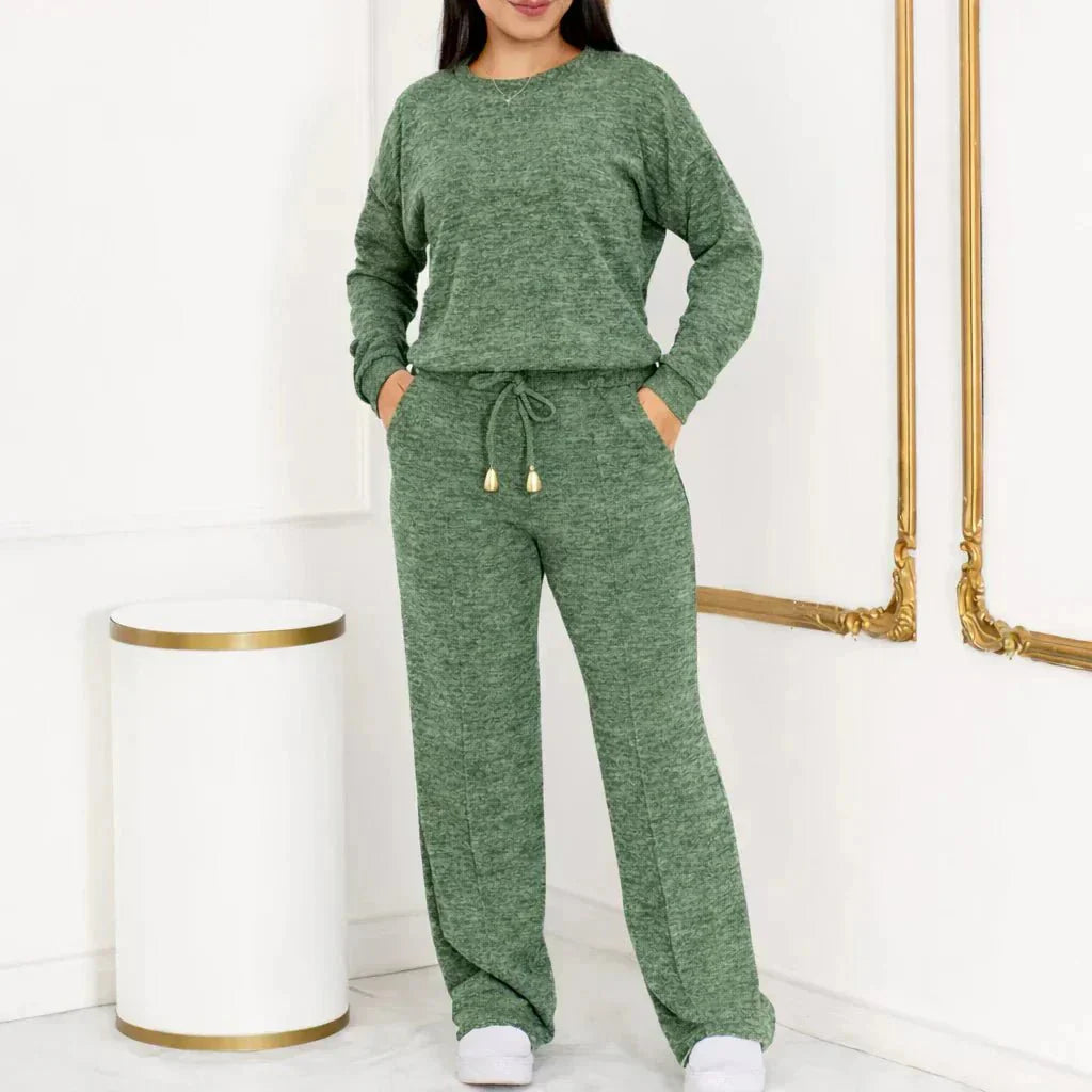 (KIT COM 2) Conjuntinho Paty em Modal Premium (Blusa + Calça) | OFERTA DE OUTONO/INVERNO