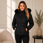 [ULTIMAS UNIDADES] Kit 2 Jaquetas Puffer Peluciada Impermeável Feminina - Oferta especial de Inverno