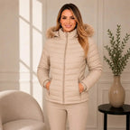 [ULTIMAS UNIDADES] Kit 2 Jaquetas Puffer Peluciada Impermeável Feminina - Oferta especial de Inverno