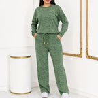Conjunto Feminino Longo em Tricot (Blusa + Calça) | PROMOÇÃO DE INVERNO